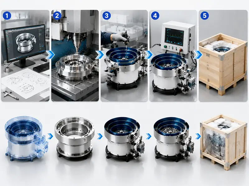 Manufacturing Process of Vibratory Bowl Feeder