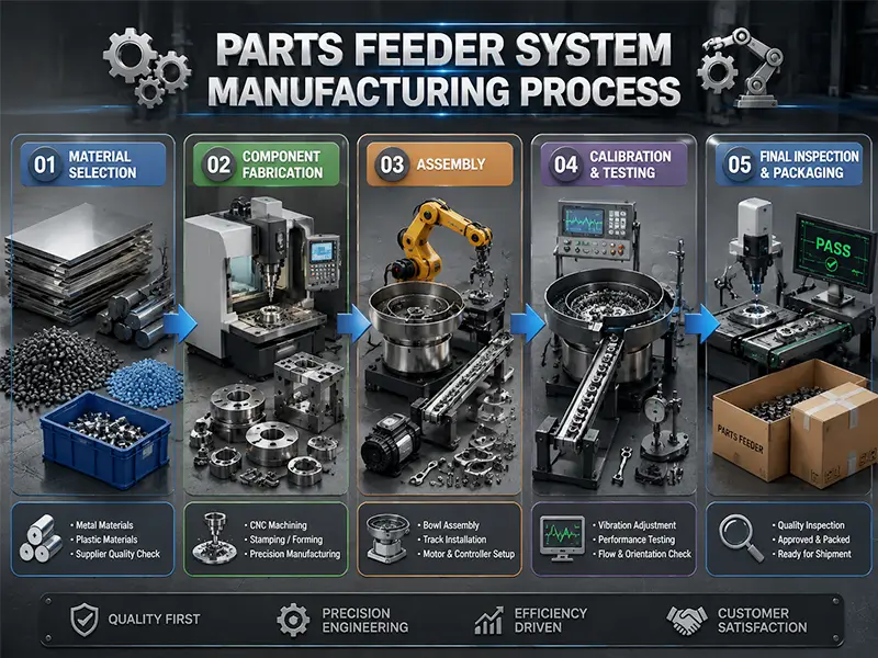 Parts Feeder System Manufacturing Process