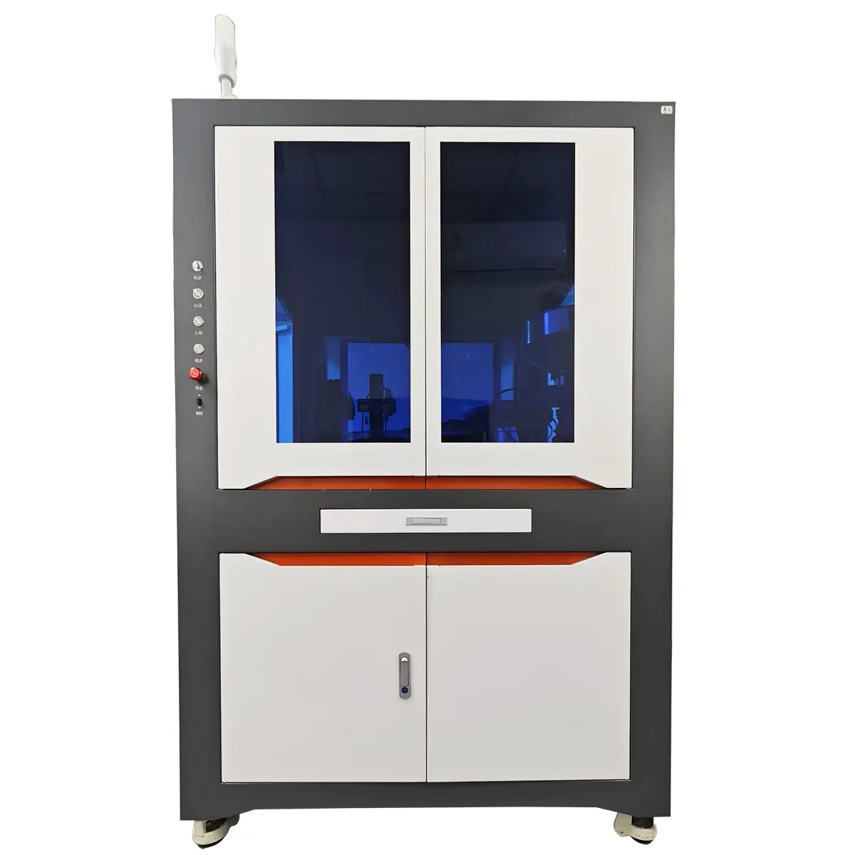 Vibratory Bowl Feeder with Vision Inspection & Glass Turntable for Quality Sorting