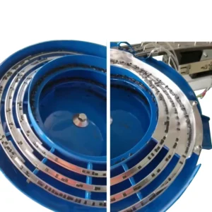 3-Track Vibratory Bowl Feeder for Chip Components Automation