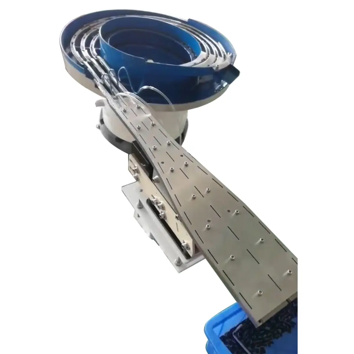 Multi-Track Vibratory Bowl Feeder for Chip Feeding and Sorting