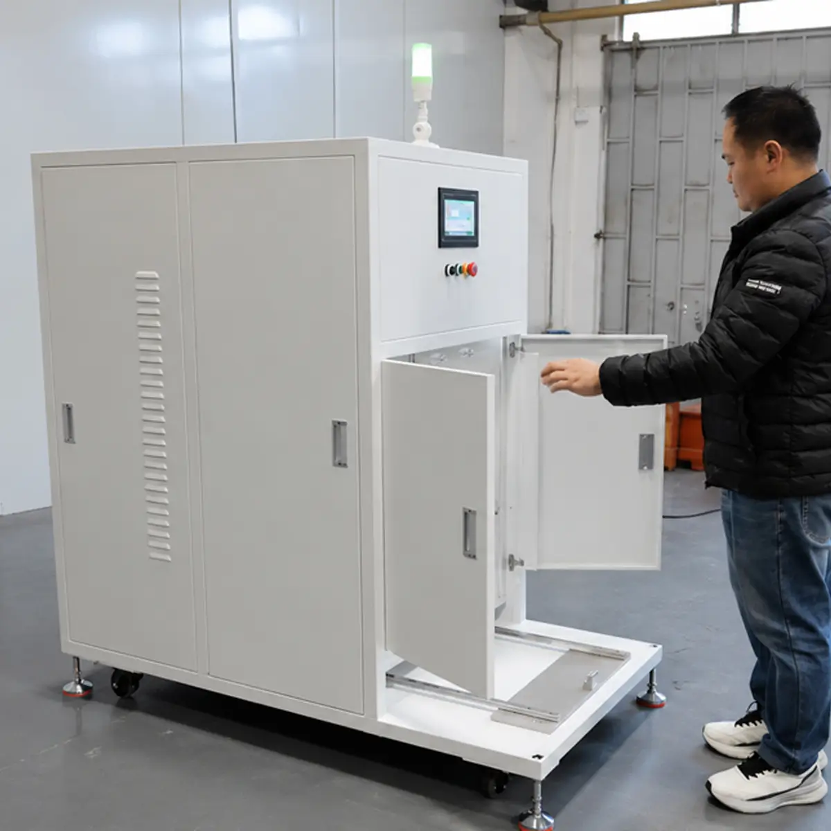 automatic glue stirring system