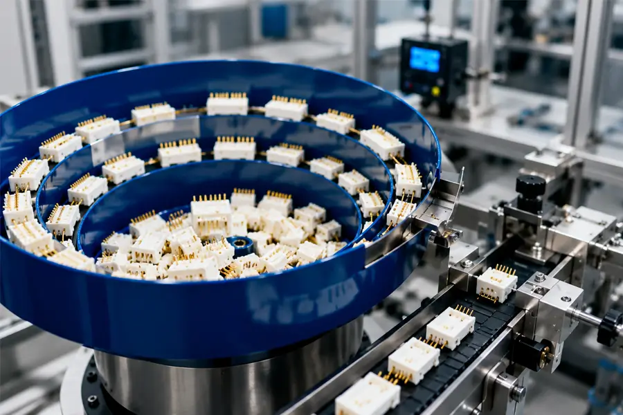 electronics component feeding system