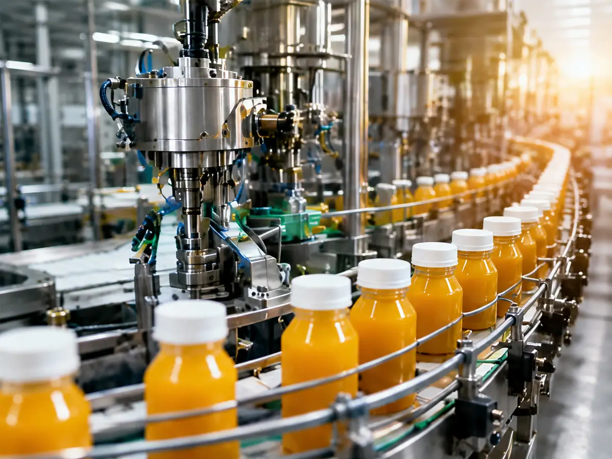 Automated feeding and packaging solutions designed for efficient food and beverage production lines.
