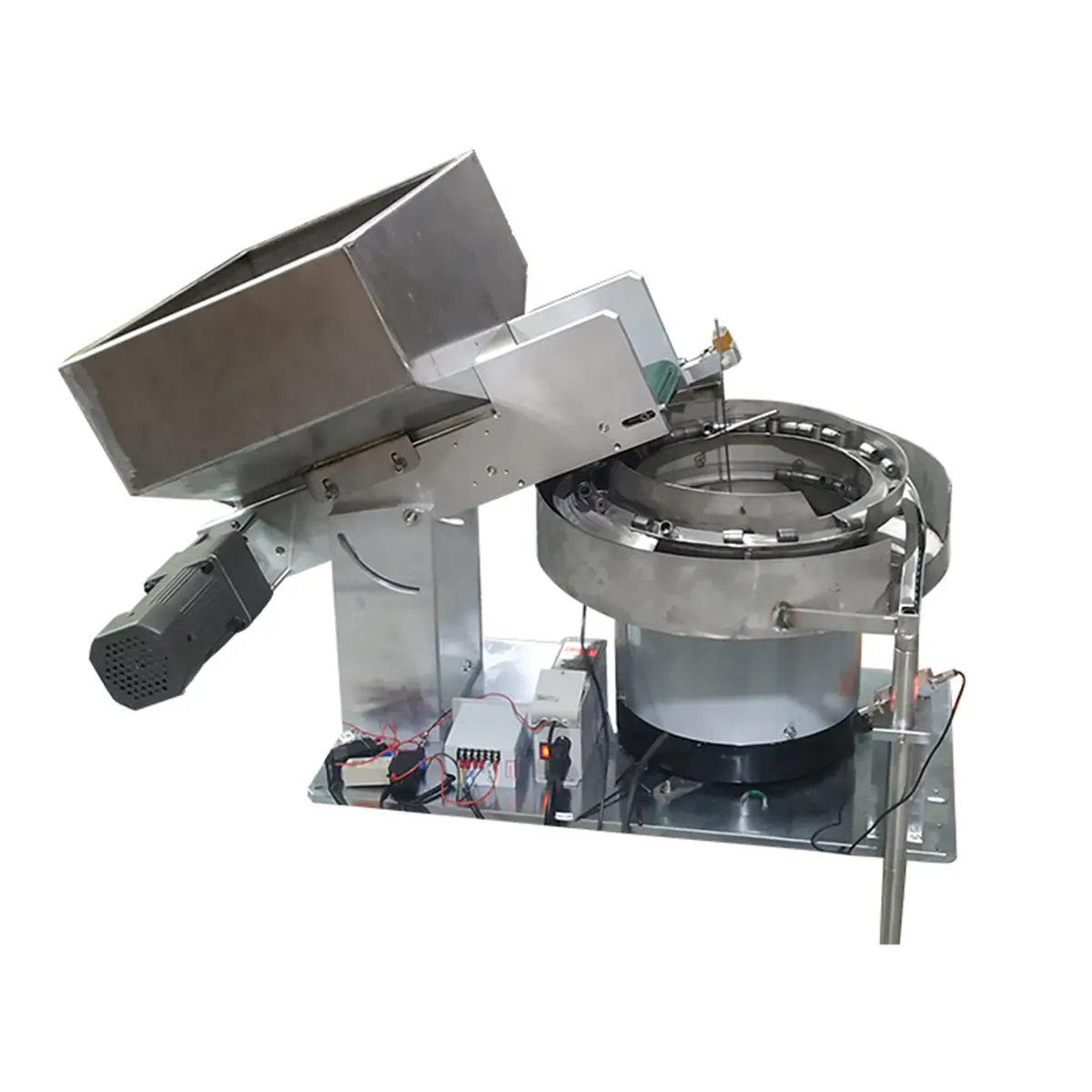 vibratory bowl feeder for metal parts