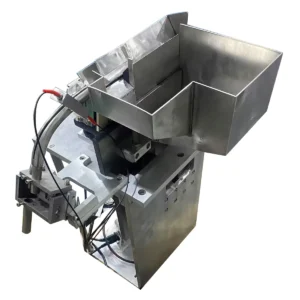 Custom step feeder system for metal shaft parts feeding automation