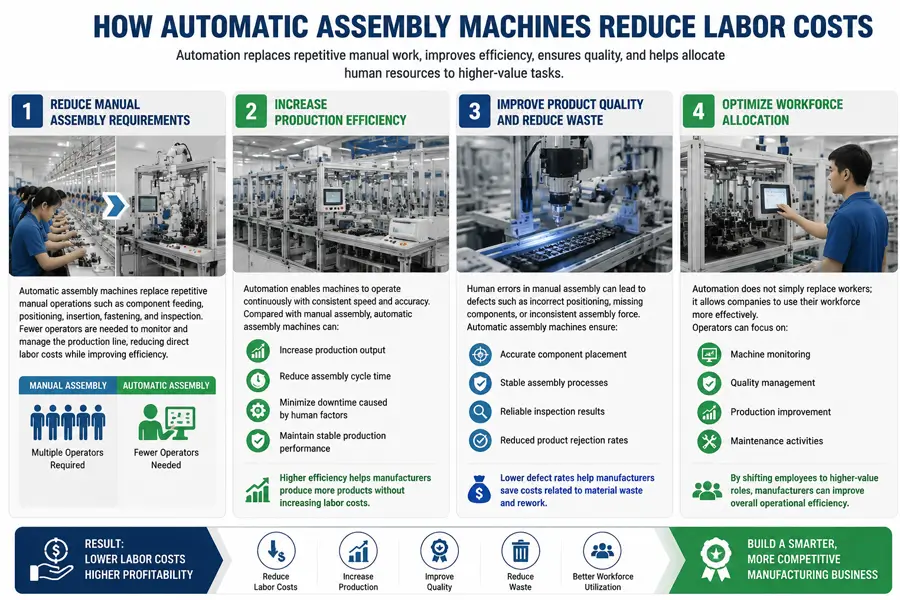 How Automatic Assembly Machines Reduce Labor Costs