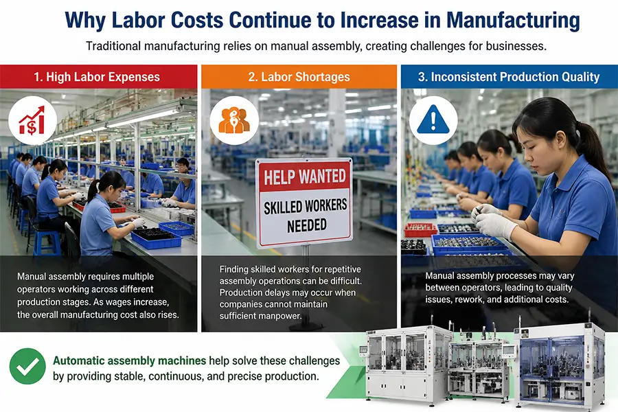Why Labor Costs Continue to Increase in Manufacturing
