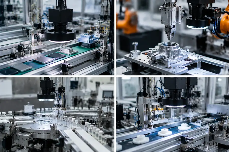Applications of Assembly Machines with Vision Inspection Systems