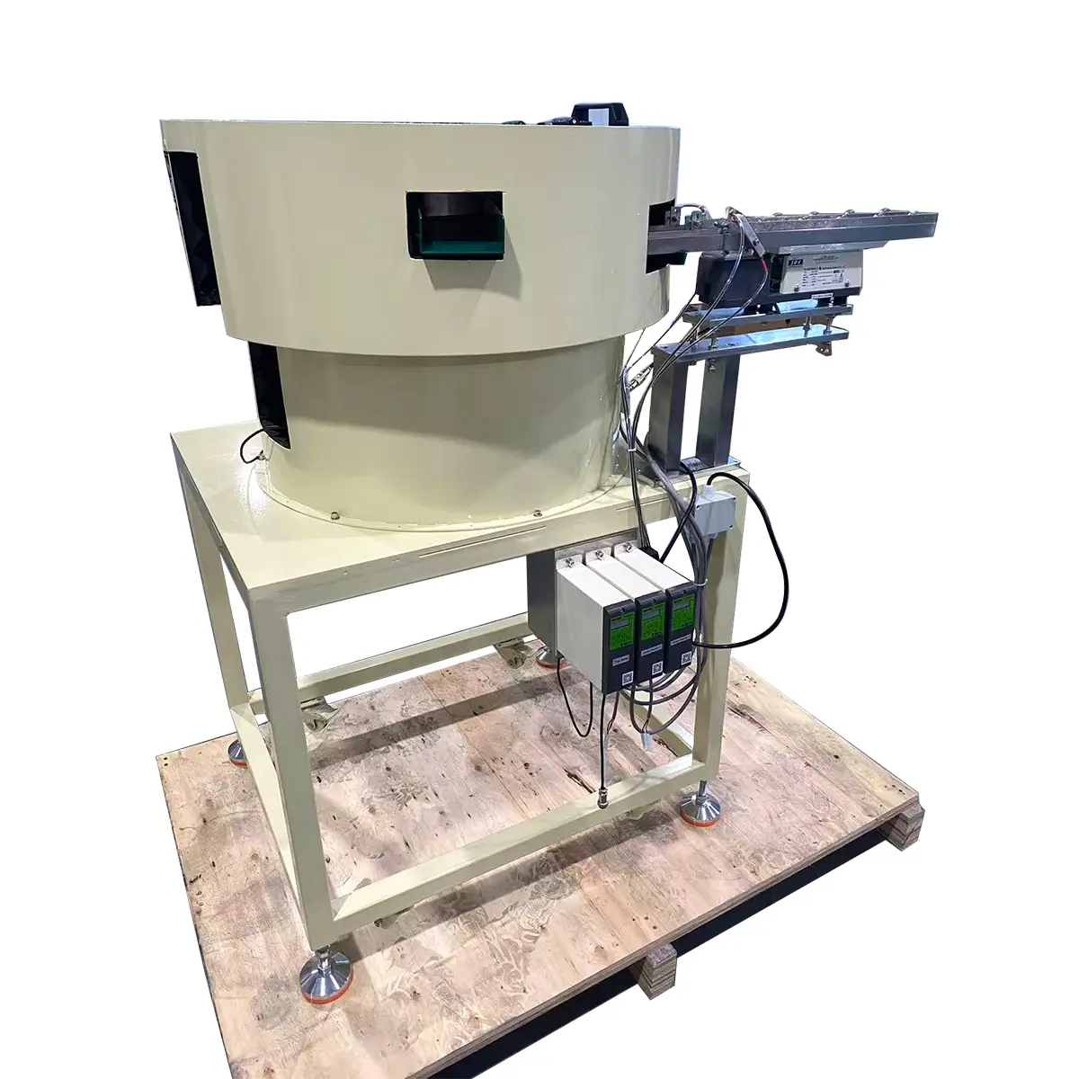Custom Vibratory Bowl Feeder with Protective Enclosure